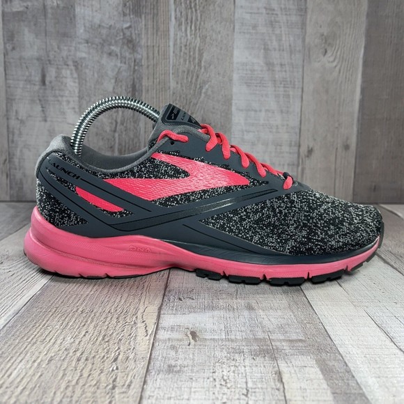Brooks Launch 4 Women's Running Shoes Sneakers Gray Pink Size 9B 1202341B018 - Picture 7 of 11